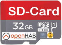 SD-Karte inkl. openHAB, debmatic und zigbee2MQTT für...